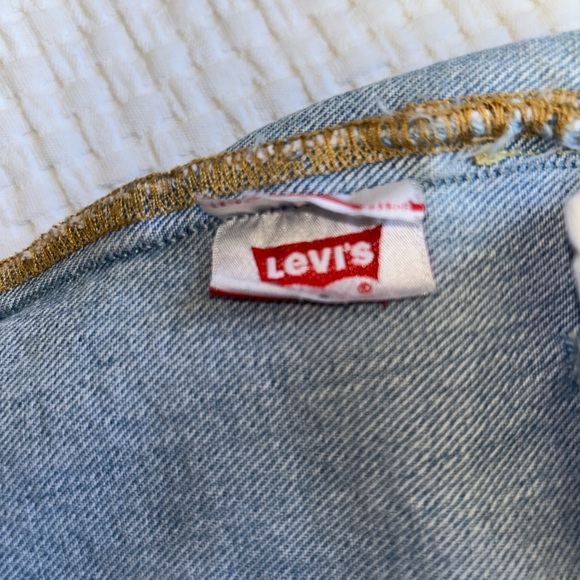 Classic Light Blue Distressed Jean Shorts - Picture 13 of 15